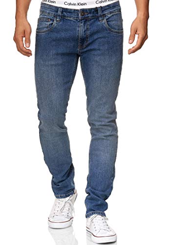 Indicode Herren Texas Jeanshose aus Baumwoll-Mischung mit Stretch | Denim Herrenjeans Blue 31/30 von Indicode