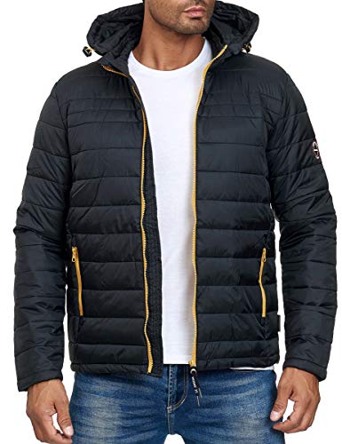Indicode Herren Übergangsjacke Lascelles - Schwarz - Gr. XXL Indicode Herren Übergangsjacke Lascelles - Schwarz - Gr. XXL von Indicode