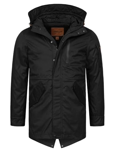 Indicode Herren Villalobos Regenparka mit Kapuze | Funktionsjacke Windbreaker Segeljacke Black L Indicode Herren Villalobos Regenparka mit Kapuze | Funktionsjacke Windbreaker Segeljacke Black L von Indicode