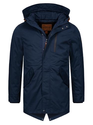 Indicode Herren Villalobos Regenparka mit Kapuze | Funktionsjacke Windbreaker Segeljacke Navy XL Indicode Herren Villalobos Regenparka mit Kapuze | Funktionsjacke Windbreaker Segeljacke Navy XL von Indicode