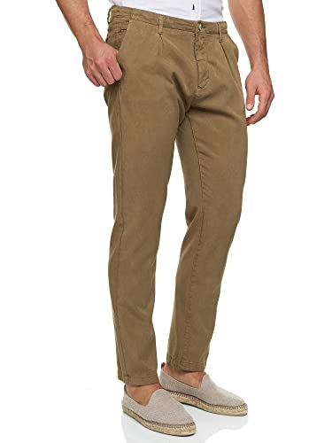 Indicode Herren Ville Chinohose aus 80% Lyocell | Herrenhose Chino Stoffhose Cumnin M von Indicode