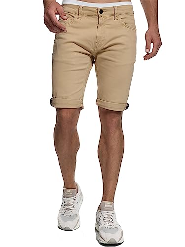 Indicode Herren Villeurbanne Jeans Shorts mit 5 Taschen | Herrenshorts Used Look für Männer Mojave, XXL von Indicode
