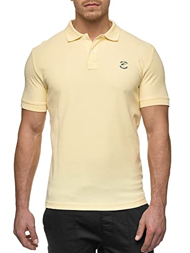 Indicode Herren Wadim Poloshirt aus Baumwolle | Herrenpoloshirt Polokragen Baumwollshirt Anise Flower, XXL von Indicode