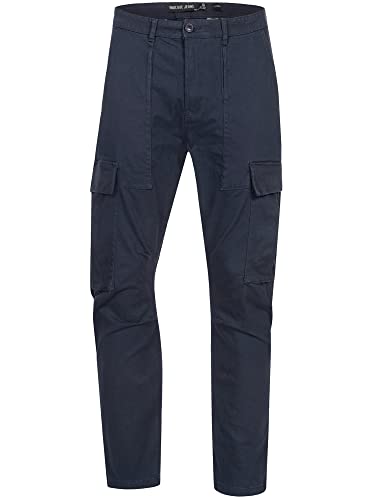 Indicode Herren Walsh Cargohose aus Baumwolle mit 6 Taschen | Freizeithose für Männer Navy XL von Indicode