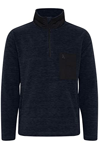 Indicode Herren Wimort Zip-Troyer, Größe:XXL, Farbe:Navy Mix (420) von Indicode
