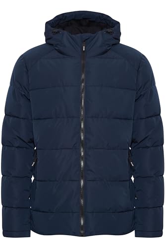 Indicode Herschel Steppjacke Herren Winterjacke Jacke gefüttert mit Kapuze, Größe:3XL, Farbe:Navy (400) von Indicode