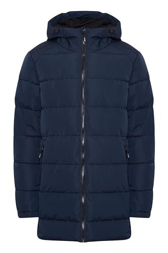 Indicode Hersh Steppjacke Herren Parka Winterjacke Steppparka gefüttert mit Kapuze, Größe:XXL, Farbe:Navy (400) von Indicode