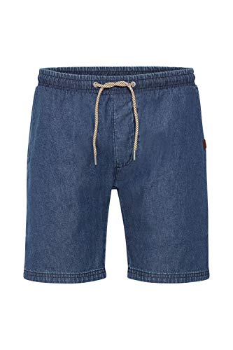 Indicode IDAberavon Herren Chino Shorts Bermuda Kurze Hose aus 100% Baumwolle Regular Fit, Größe:M, Farbe:Dark Indigo (863) von Indicode