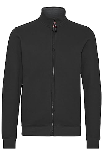 Indicode IDArcelio Herren Arcelio Sweatshirt Zip-Jacke mit Stehkragen, Größe:M, Farbe:Black (999) von Indicode