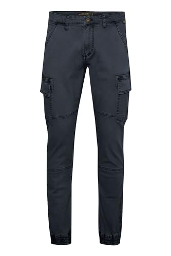 Indicode IDBromfield Herren Cargohose Lange Hose mit Cargotaschen Gesäßtaschen Baumwollmischung Regular fit, Größe:M, Farbe:Navy (400) von Indicode