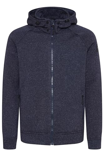 Indicode IDChillingworth Herren Fleecejacke Sweatjacke Jacke mit Kapuze, Größe:2XL, Farbe:Navy (400) von Indicode