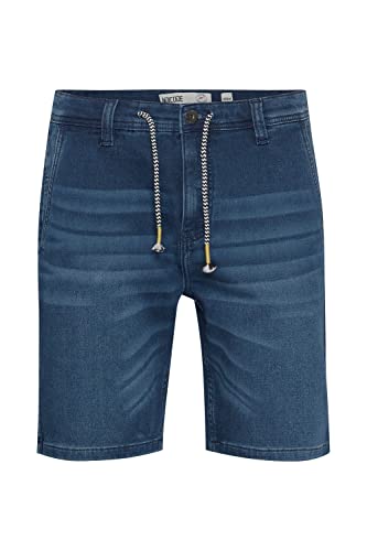Indicode IDGodo Herren Jeans Shorts Kurze Denim Hose mit Stretch Regular Fit, Größe:XL, Farbe:Dark Blue (855) von Indicode