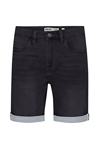 Indicode IDGodolf Herren Jeans Shorts Kurze Denim Hose mit Stretch Regular Fit, Größe:XL, Farbe:Vintage Black (992) von Indicode