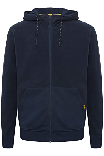 Indicode IDLando Herren Fleecejacke Sweatjacke Jacke mit hochabschließendem Kragen aus hochwetigem Fleece-Material Regular Fit, Größe:3XL, Farbe:Navy (400) von Indicode