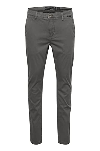 Indicode IDLucas Herren Chinohose Chino Hose Stoffhose mit Stretch Regular Fit, Größe:34/34, Farbe:Raven (930) von Indicode