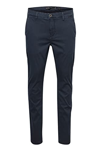 Indicode IDLucas Herren Chinohose Chino Hose Stoffhose mit Stretch Regular Fit, Größe:36/32, Farbe:Navy (400) von Indicode