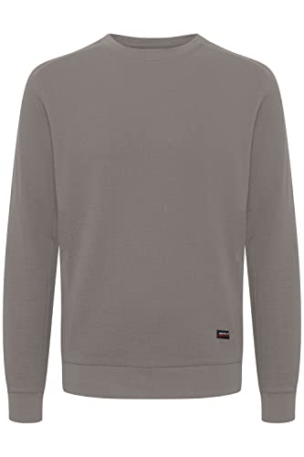 Indicode IDNado Herren Sweatshirt Pullover Pulli Sweatmaterial mit Waffelstruktur, Größe:3XL, Farbe:Pewter (902) von Indicode