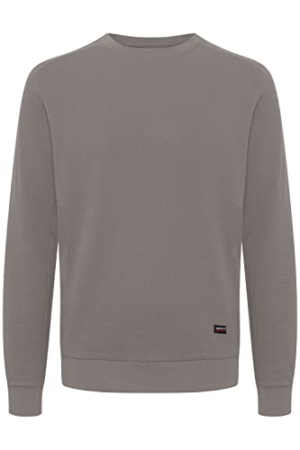 Indicode IDNado Herren Sweatshirt Pullover Pulli Sweatmaterial mit Waffelstruktur, Größe:XXL, Farbe:Pewter (902) von Indicode