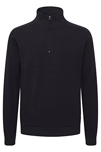 Indicode IDNadol Troyer Herren Sweatshirt Pullover Sweater Troyer, Größe:3XL, Farbe:Black (999) von Indicode