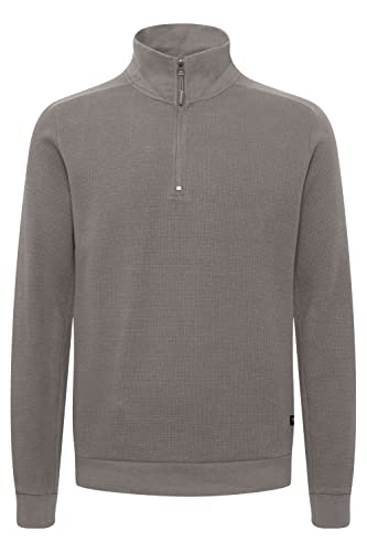 Indicode IDNadol Troyer Herren Sweatshirt Pullover Sweater Troyer, Größe:3XL, Farbe:Pewter (902) von Indicode