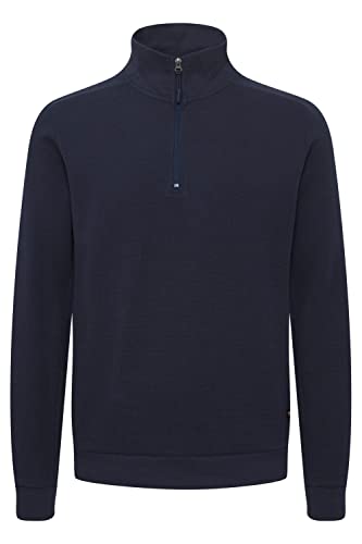 Indicode IDNadol Troyer Herren Sweatshirt Pullover Sweater Troyer, Größe:M, Farbe:Navy (400) von Indicode