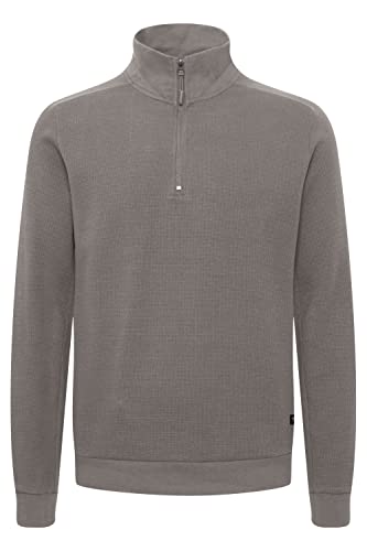 Indicode IDNadol Troyer Herren Sweatshirt Pullover Sweater Troyer, Größe:XL, Farbe:Pewter (902) von Indicode