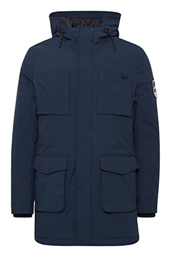 Indicode IDPaul - 15711MM Herren Übergangsjacke Parka Lange Jacke, Größe:XL, Farbe:Navy (400) von Indicode