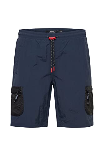 Indicode IDPeter Herren Shorts Cargoshorts Bermuda Kurze Hose mit Taschen und Kordeln Regular Fit, Größe:XL, Farbe:Navy (400) von Indicode