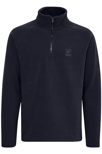Indicode - IDPierco - Herren Fleecetroyer Sweatpullover Pullover mit Troyer, Größe:XXL, Farbe:Navy (400) von Indicode
