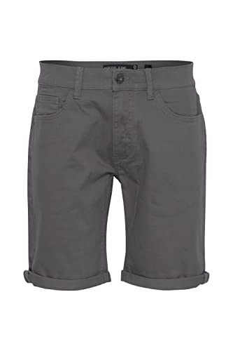 Indicode IDPokka Herren Jeans Shorts Kurze Denim Hose mit Stretch Regular Fit, Größe:2XL, Farbe:Grey (905) von Indicode