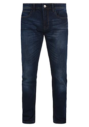 Indicode IDQuebec Herren Jeans Hose Denim mit Stretch-Anteil Regular Fit, Größe:W32/34, Farbe:Dark Blue (855) von Indicode