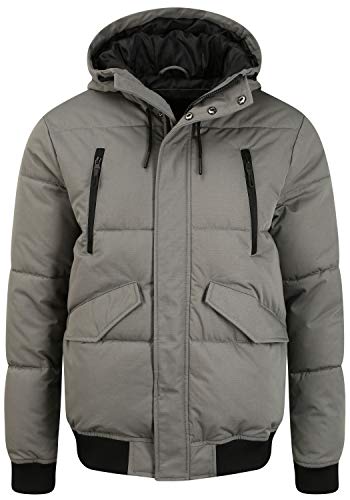 Indicode IDRavert Herren Winterjacke Herrenjacke Jacke mit Kapuze, Größe:3XL, Farbe:Pewter 902 von Indicode