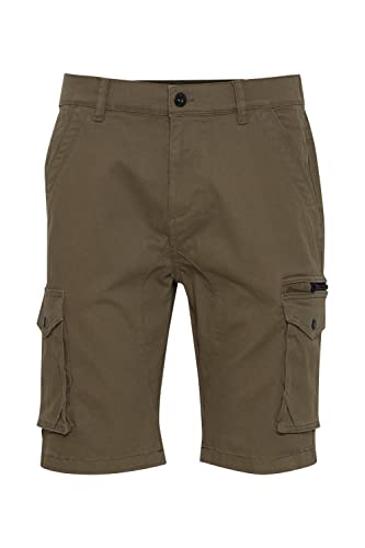 Indicode IDRonjo Herren Cargo Shorts Bermuda Kurze Hose mit Stretch Regular Fit, Größe:L, Farbe:Army (600) von Indicode