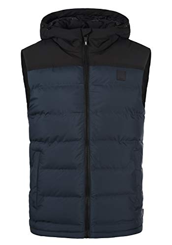 Indicode Iulius Herren Weste Steppweste Outdoor Weste, Größe:L, Farbe:Navy (400) von Indicode