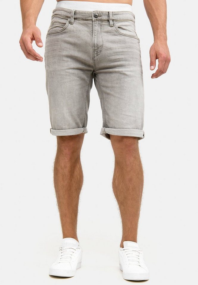 Indicode Jeansshorts Caden mit 5 Taschen, Denimstyle von Indicode