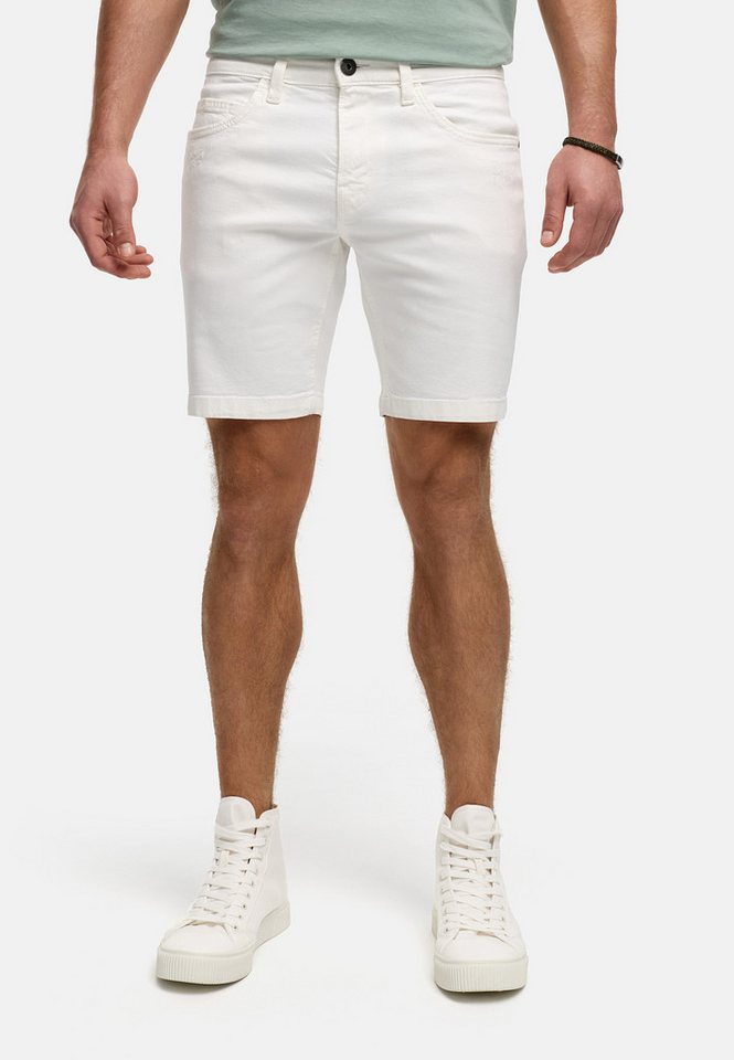 Indicode Jeansshorts INMCFly stretchy Denim-Shorts mit crushed washing von Indicode