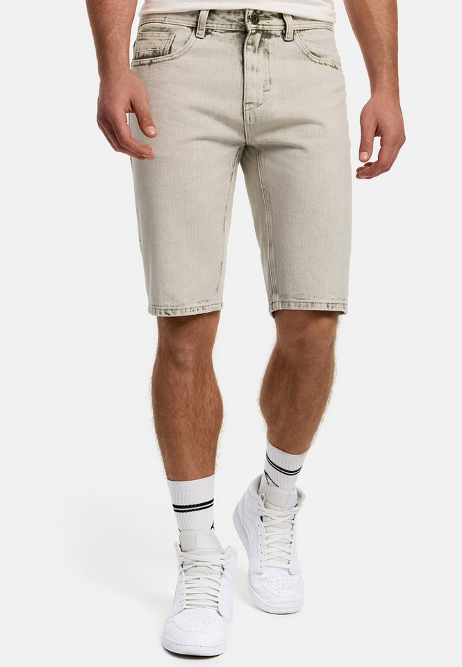 Indicode Jeansshorts INTempol Klassische Denim-Jeansshorts mit modernem Waschungseffekt von Indicode