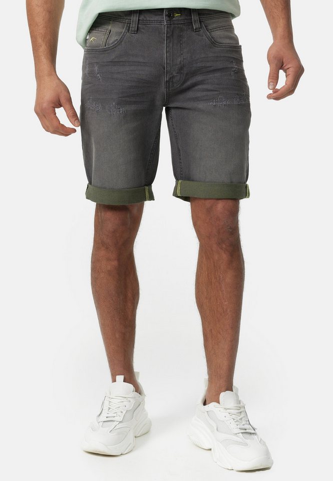 Indicode Jeansshorts Herren INZalento Jeans Shorts Herrenshorts aus elastischer Baumwoll-Qualität von Indicode