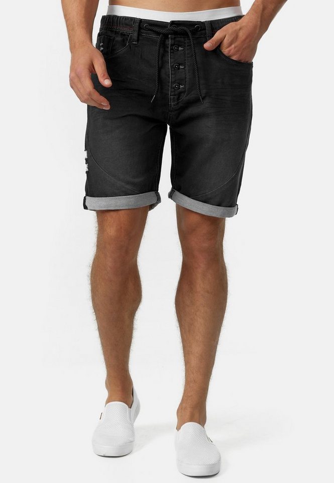Indicode Jeansshorts Piano Trendige Herren Jogger Denim Shorts Indicode Jeansshorts Piano Trendige Herren Jogger Denim Shorts von Indicode