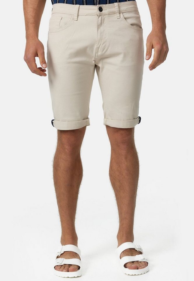 Indicode Jeansshorts Herren Villeurbanne Jeans Shorts Herrenshorts aus elastischer Bauwoll-Qualität von Indicode