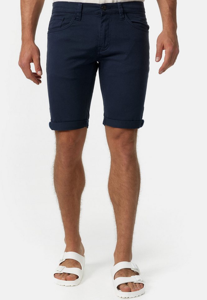 Indicode Jeansshorts Herren Villeurbanne Jeans Shorts Herrenshorts aus elastischer Bauwoll-Qualität von Indicode