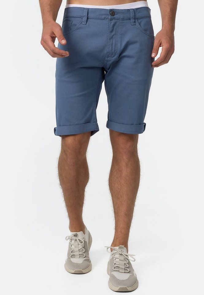 Indicode Jeansshorts Herren Villeurbanne Jeans Shorts Herrenshorts aus elastischer Bauwoll-Qualität von Indicode