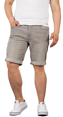 Indicode Joey Herren Shorts Jeansshorts Stretch Kurze Hose Jeans Short Denim (as3, Alpha, l, Regular, Regular, Lt Grey) von Indicode