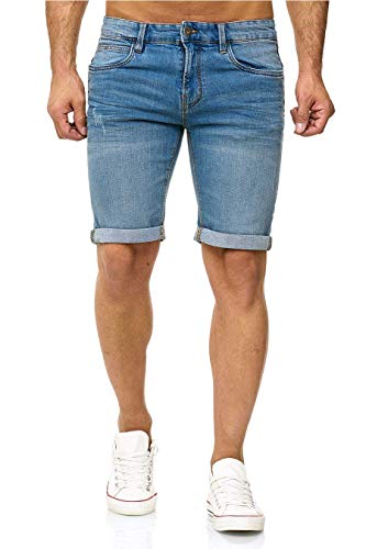 Indicode Kaden Denim Shorts, Farbe: Blue Wash, Größe: S von Indicode