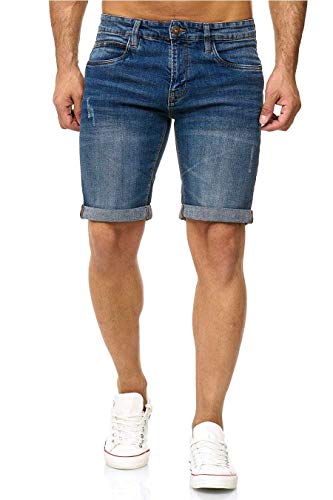 Indicode Kaden Denim Shorts, Farbe: Medium Indigo, Größe: L Indicode Kaden Denim Shorts, Farbe: Medium Indigo, Größe: L von Indicode