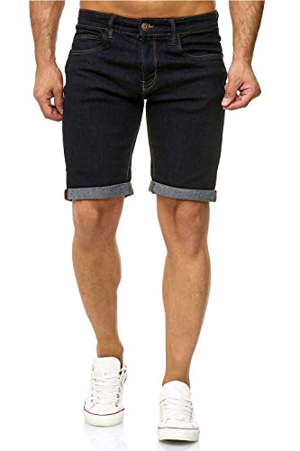 Indicode Kaden Denim Shorts, Farbe: Rinse Wash, Größe: M von Indicode