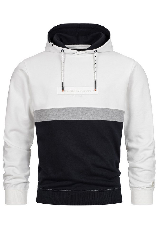 Indicode Kapuzenpullover INMagnus Stylischer Kapuzenpullover mit Colorblock-Design Indicode Kapuzenpullover INMagnus Stylischer Kapuzenpullover mit Colorblock-Design von Indicode