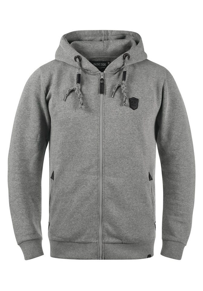 Indicode Kapuzensweatjacke IDBarnhill Sweatjacke mit Kapuze von Indicode