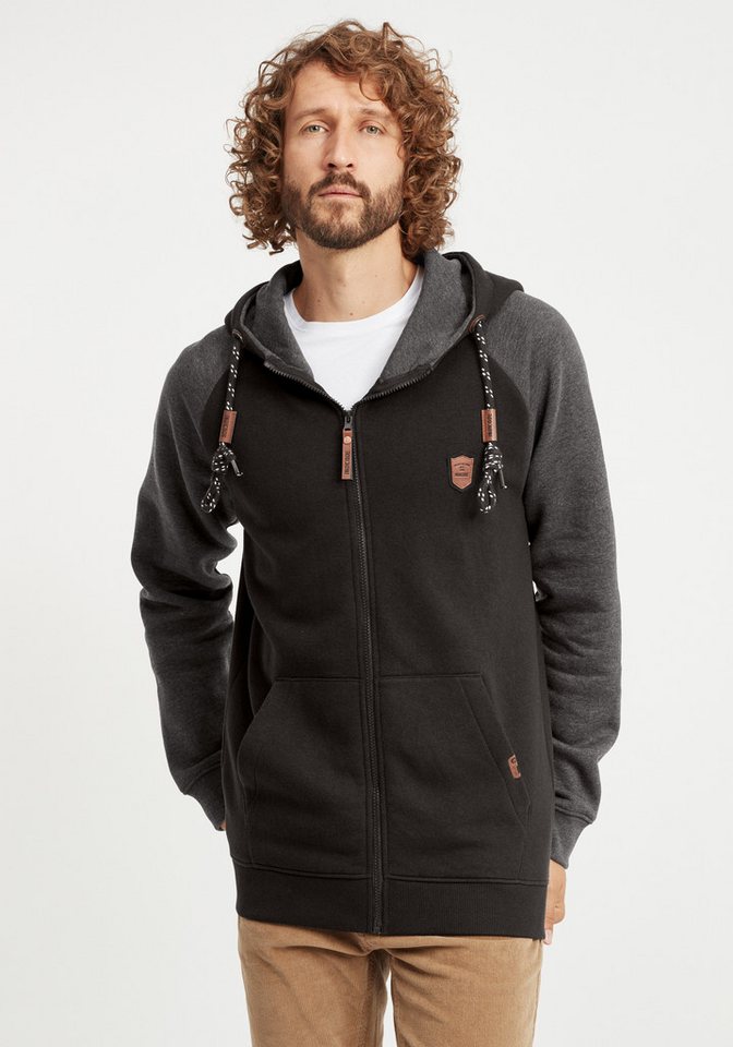 Indicode Kapuzensweatjacke IDTerence Sweatjacke mit Kapuze von Indicode