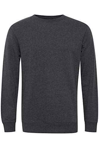 Indicode Keno Herren Sweatshirt Pullover Pulli mit Rundhalsausschnitt, Größe:XXL, Farbe:Charcoal Mix (915) von Indicode